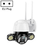 QX55 3.0 Million Pixels IP65 Waterproof 2.4G Wireless IP Camera, Support Motion Detection & Two - way Audio & Night Vision & TF Card, EU Plug - Trustpick