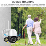 QX55 3.0 Million Pixels IP65 Waterproof 2.4G Wireless IP Camera, Support Motion Detection & Two - way Audio & Night Vision & TF Card, EU Plug - Trustpick