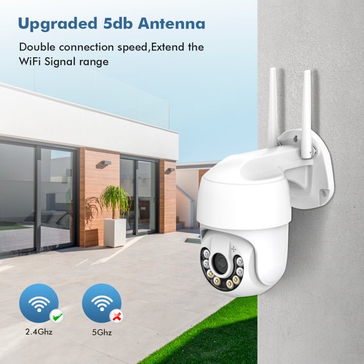 QX59 1920 x 1080P HD 2MP Wireless WiFi Smart Surveillance Camera - Trustpick