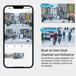 QX81 Humanoid Recognition AI Alarm WIFI Spherical Dual 2MP IP Camera - Trustpick