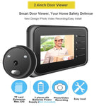 R11 2.4 inch TFT LCD Display Night Vision Photo Video Electronic Cat Eye Doorbell - Trustpick