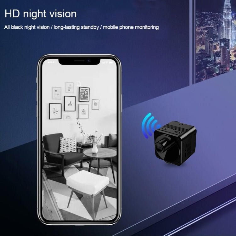 R89 Full HD 1080P WiFi Mini DV Recorder Camera, Support Monitor Detection & Night Vision & Loop Recording & TF Card - Trustpick