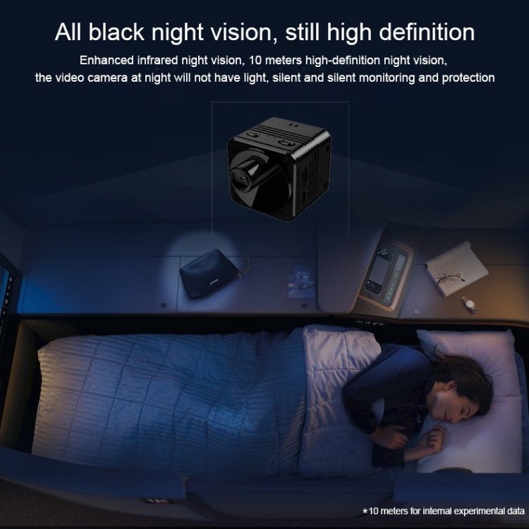 R89 Full HD 1080P WiFi Mini DV Recorder Camera, Support Monitor Detection & Night Vision & Loop Recording & TF Card - Trustpick