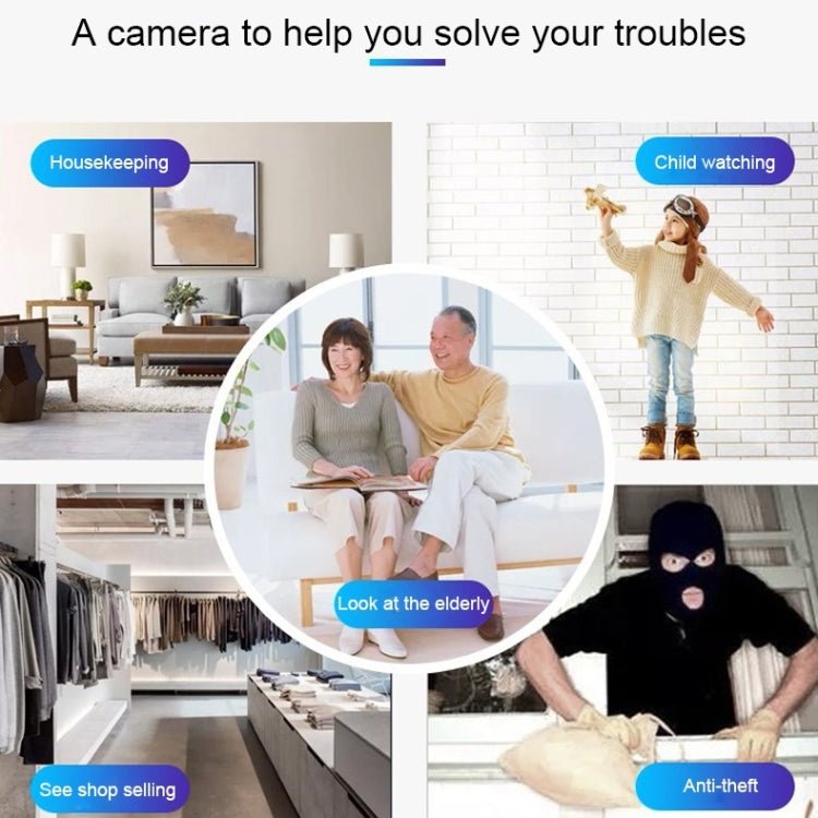 R89 Full HD 1080P WiFi Mini DV Recorder Camera, Support Monitor Detection & Night Vision & Loop Recording & TF Card - Trustpick