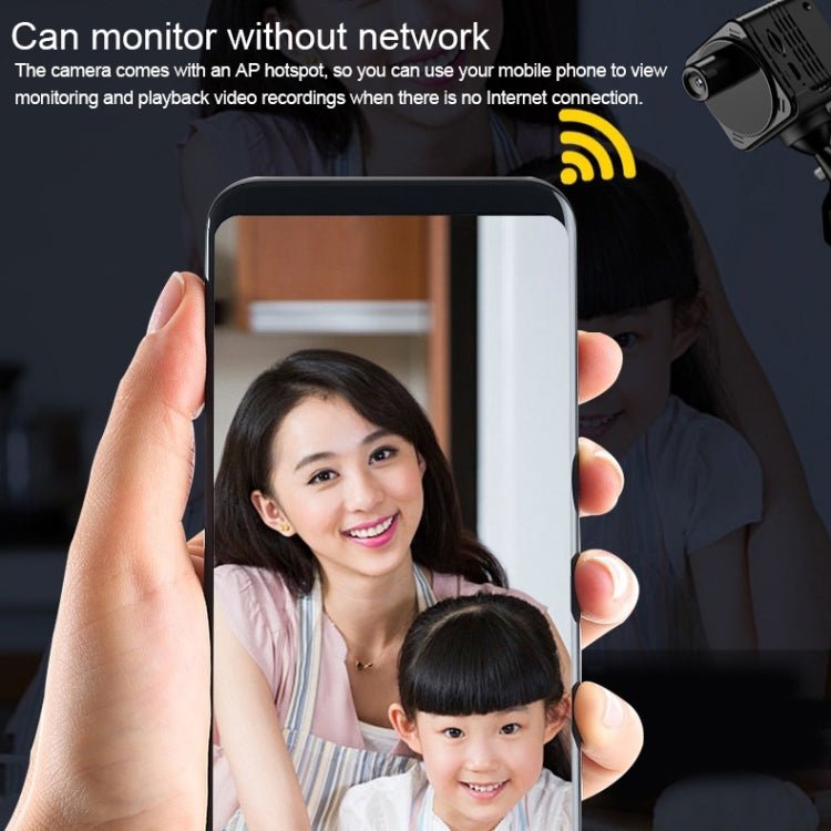 R89 Full HD 1080P WiFi Mini DV Recorder Camera, Support Monitor Detection & Night Vision & Loop Recording & TF Card - Trustpick