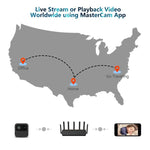 R9 Portable Cell Phone Remote Webcam Home Wireless WiFi Camera HD Night Vision Monitor Camera - Trustpick