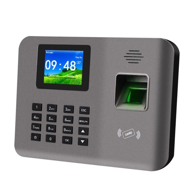 Realand AL321D Fingerprint Time Attendance with 2.4 inch Color Screen & ID Card Function & Battery - Trustpick
