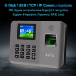 Realand AL325D Fingerprint Time Attendance with 2.4 inch Color Screen & ID Card Function & WiFi & Battery - Trustpick