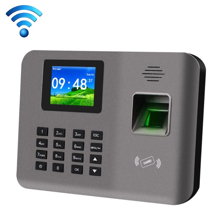 Realand AL325D Fingerprint Time Attendance with 2.4 inch Color Screen & ID Card Function & WiFi & Battery - Trustpick