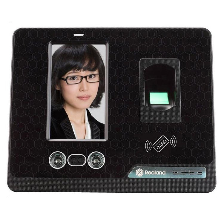 Realand G505 4.3 inch Color TFT Touch Screen Face Fingerprint WiFi Remote Time Attendance Machine - Trustpick