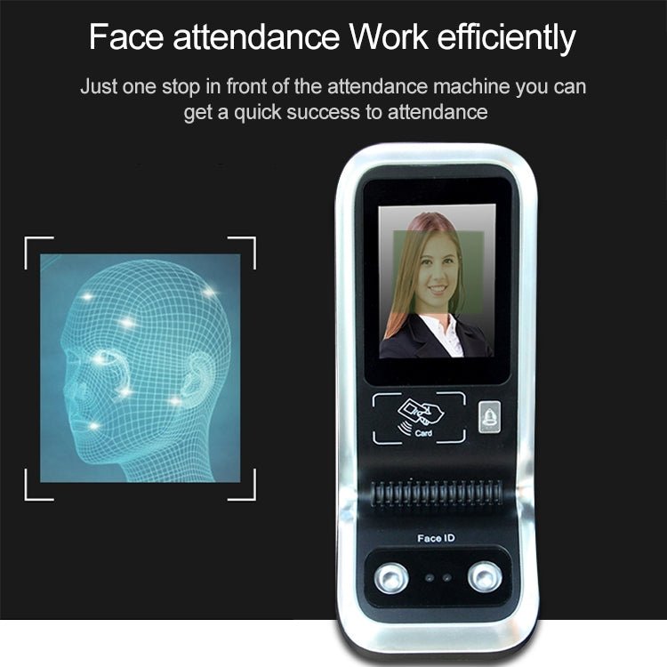 Realand TF01 2.8 inch TFT Touch Screen Face Fingerprint Time Attendance Machine - Trustpick