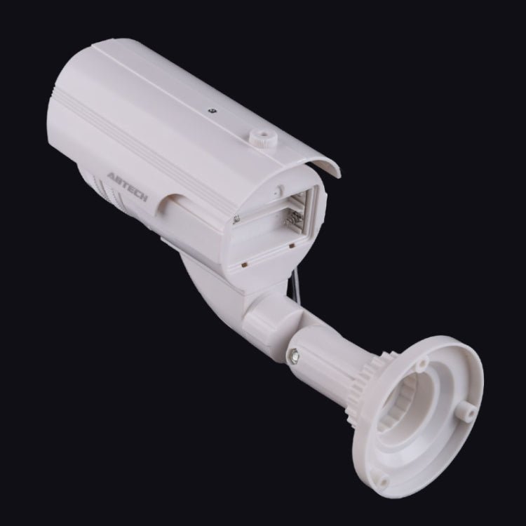 Realistic Looking Dummy Security CCTV Camera with Flashing Red LED - Trustpick