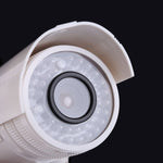 Realistic Looking Dummy Security CCTV Camera with Flashing Red LED - Trustpick