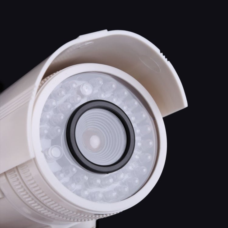Realistic Looking Dummy Security CCTV Camera with Flashing Red LED - Trustpick