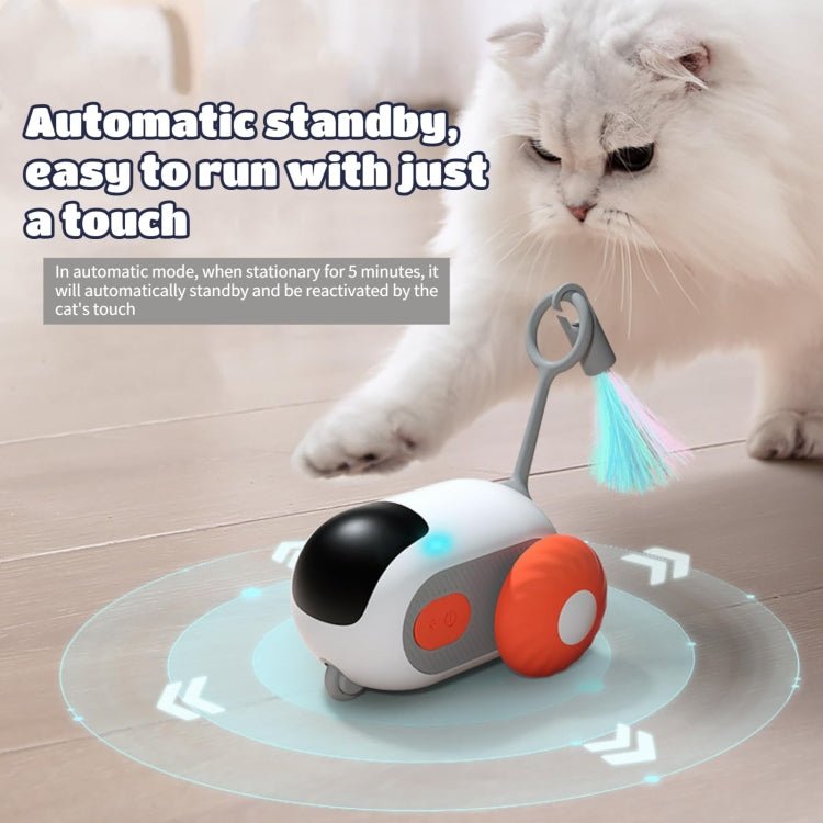 Remote Control Intelligent Dual Mode Electric Gravity Running Car Cat Toys - Trustpick