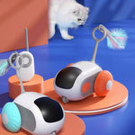 Remote Control Intelligent Dual Mode Electric Gravity Running Car Cat Toys - Trustpick