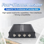 RFID 4 - Channel UHF Long - Range Reader with Antenna, Industrial Access Control & Warehouse Management RFID Reader / Writer - Trustpick