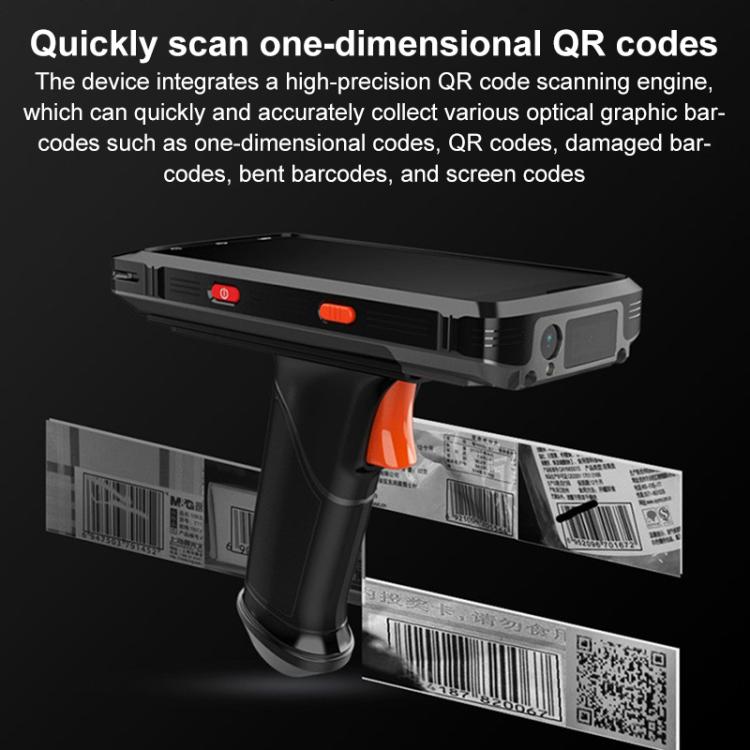 RFID UHF Handheld Intelligent Terminal PDA Scanner 915M Reader, Style: Standard Version + QR Code Scanning - Trustpick