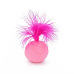 Ring Bell Feathers Tease Cats Toys Plush Pet Cat Toys - Trustpick