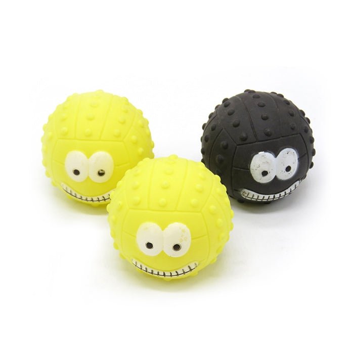 Rubber Squeak Toy for Dog Screaming Chicken Chew Bone Squeaky Ball Dog Toys Tooth Grinding, Random Color Delivery - Trustpick