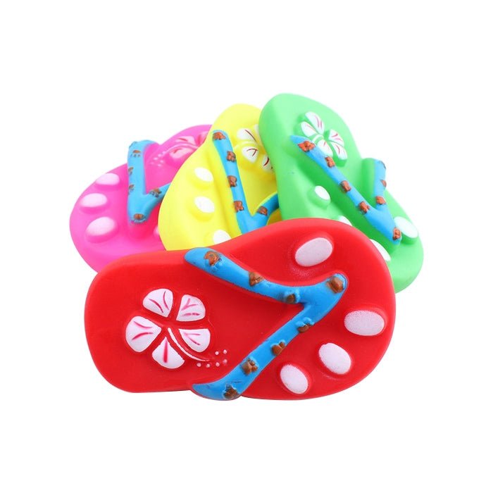 Rubber Squeak Toy for Dog Screaming Chicken Chew Bone Squeaky Ball Dog Toys Tooth Grinding, Random Color Delivery - Trustpick