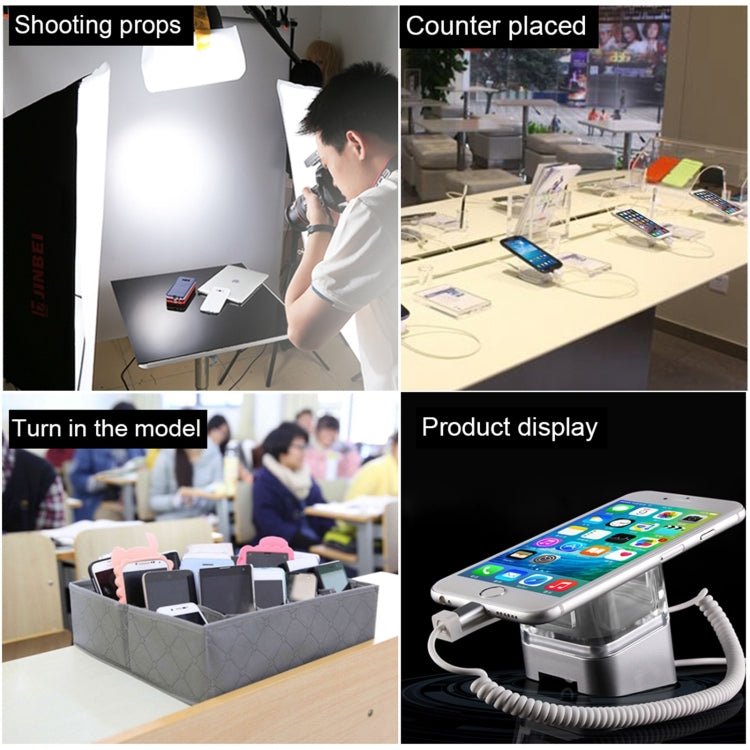 S10 Burglar Display Holder / Anti - theft Display Stand with Remote Control for Mobile Phones with Micro - USB Port - Trustpick
