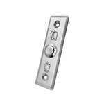 S28 Stainless Steel Narrow Strip Self - reset Electronic Access Control System Switch Out Button - Trustpick