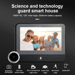 S50S 4.3 inch IPS LCD Screen 1080P Infrared Night Vision WiFi Smart Cat Eye Video Doorbell - Trustpick