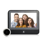 S50S 4.3 inch IPS LCD Screen 1080P Infrared Night Vision WiFi Smart Cat Eye Video Doorbell - Trustpick