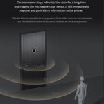 S50S 4.3 inch IPS LCD Screen 1080P Infrared Night Vision WiFi Smart Cat Eye Video Doorbell - Trustpick