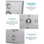 S86 Stainless Steel Exit Button 86 Metal Access Control Switch - Trustpick