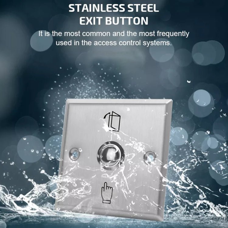 S86 Stainless Steel Exit Button 86 Metal Access Control Switch - Trustpick