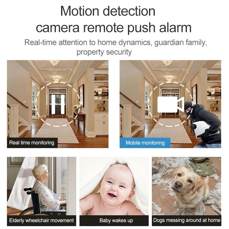 SECTEC IL - HIP291 - 2M - AI Intelligent Tracking Monitor Mobile Phone Remote Wireless Network Wifi Camera Cloud Storage Intelligent Shaking Head Network Camera - Trustpick