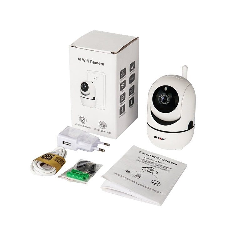 SECTEC IL - HIP291 - 2M - AI Intelligent Tracking Monitor Mobile Phone Remote Wireless Network Wifi Camera Cloud Storage Intelligent Shaking Head Network Camera - Trustpick