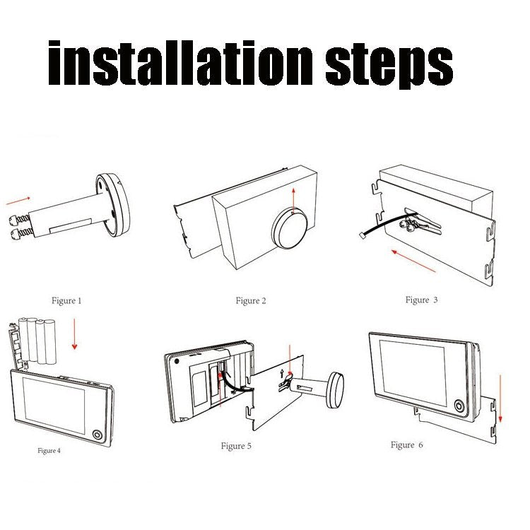 SF520A 2.0 Million Pixels Wireless Anti - Theft Smart Video Doorbell with 3.5 inch Display Screen - Trustpick