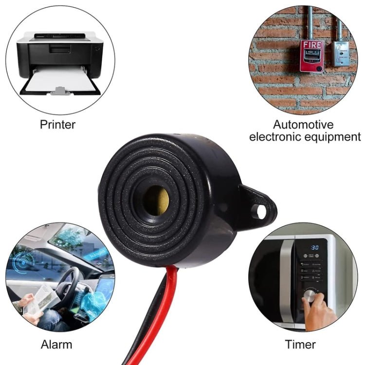 SFM - 20B DC3 - 24V 95dB High Decibel Continuous Sound Alarm Active Piezo Buzzer - Trustpick