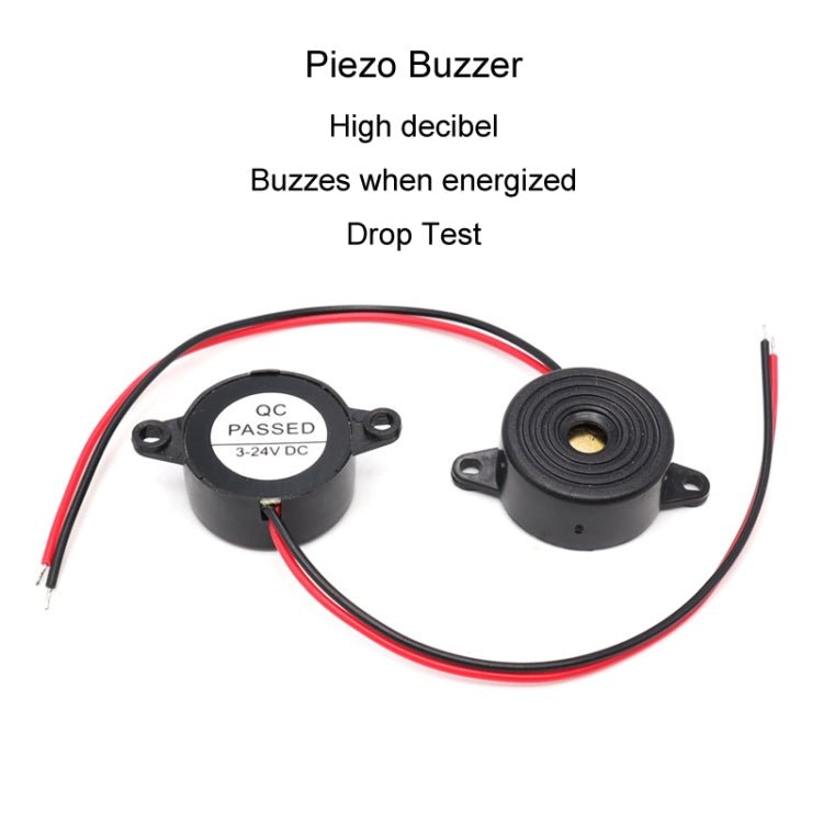 SFM - 20B DC3 - 24V 95dB High Decibel Continuous Sound Alarm Active Piezo Buzzer - Trustpick