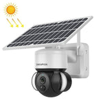 SHIWOJIA Waterproof WiFi Solar Dome IP Camera, Support Two - way Audio & PIR Motion Detection & Night Vision & TF Card - Trustpick