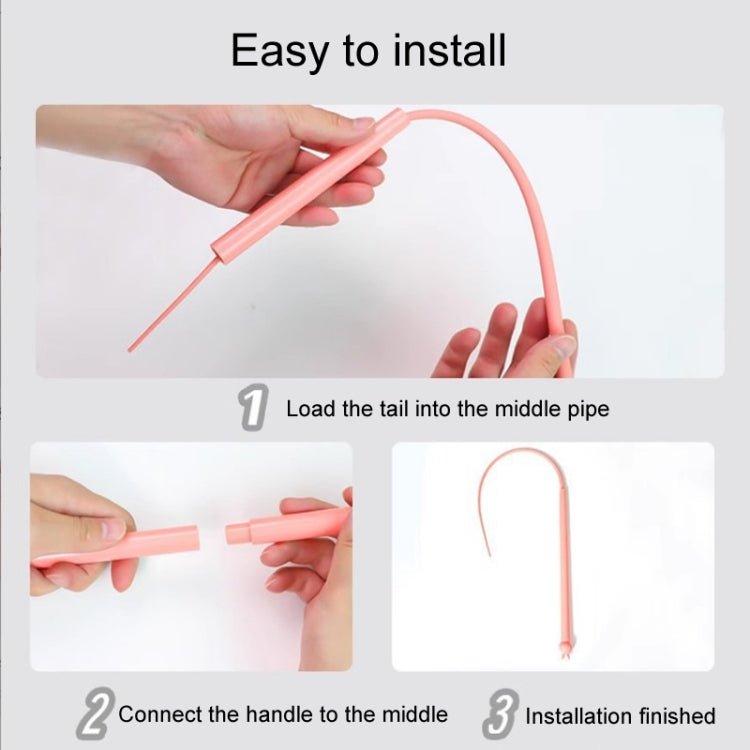 Silicone Teasing Pole Mouse Tail Cats Self - Exciting Toys - Trustpick