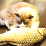 Simulation Fish Toy Funny Cat Toy Fish Stuff Scratching Post Board Toy, Middle Size: 41.0 x 13.5 x 9.0cm - Trustpick