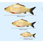 Simulation Fish Toy Funny Cat Toy Fish Stuff Scratching Post Board Toy, Middle Size: 41.0 x 13.5 x 9.0cm - Trustpick