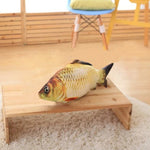 Simulation Fish Toy Funny Cat Toy Fish Stuff Scratching Post Board Toy, Small Size: 21.5 x 8.0 x 5.0cm - Trustpick