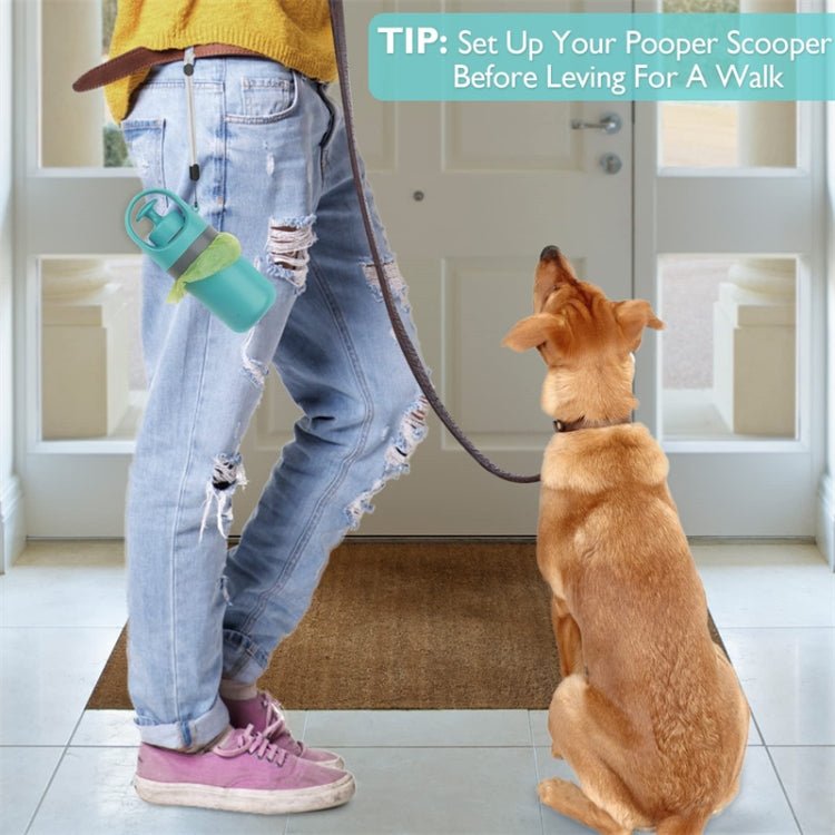 Six - claw Dog Pooper Scooper With Built - in Poop Bag Dispenser - Trustpick