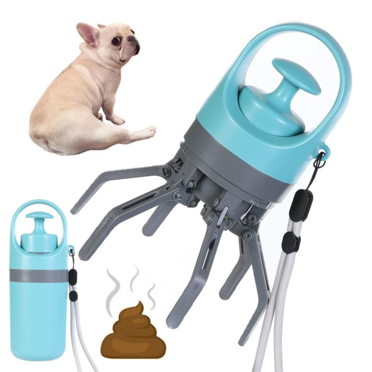 Six - claw Dog Pooper Scooper With Built - in Poop Bag Dispenser - Trustpick