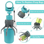 Six - claw Dog Pooper Scooper With Built - in Poop Bag Dispenser - Trustpick