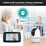 SM43A 4.3inch Color Display Night Vision Smart Zoom Baby Monitor Camera - Trustpick