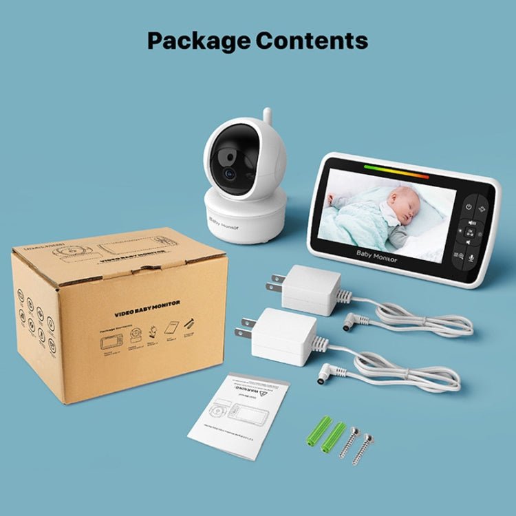 SM650 Wireless Video Baby Camera Intercom Night Vision Temperature Monitoring Cam - Trustpick