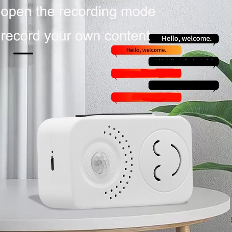 Small Horn Voice Announcement Sensor Entrance Voice Broadcaster Can Used As Doorbell - Trustpick