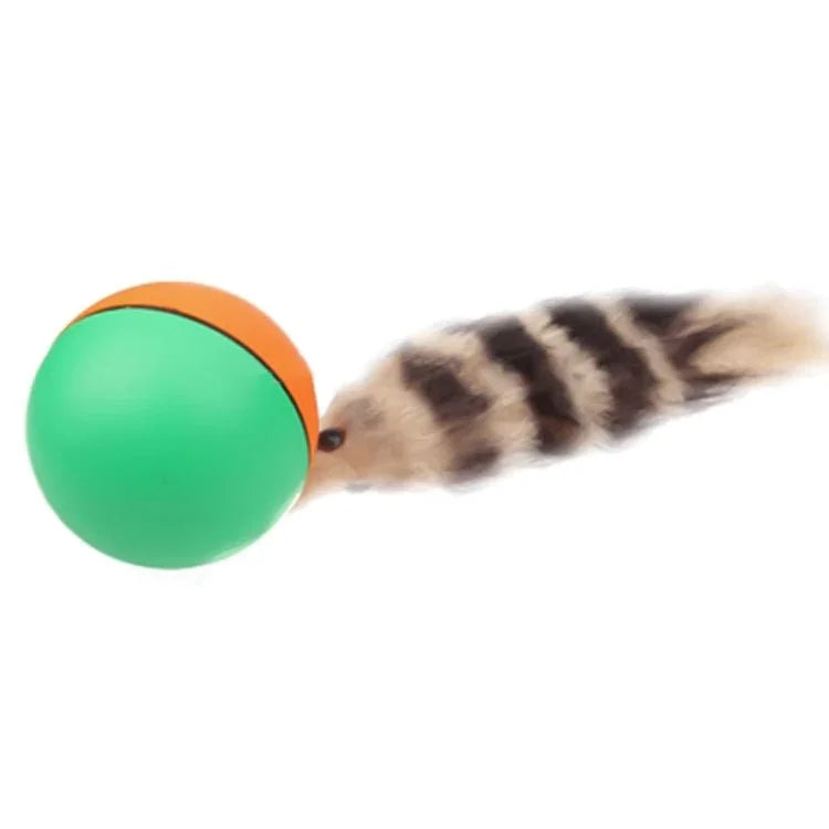 Small Motorized Rolling Chaser Ball Toy for Dog / Cat / Pet / Kid, Random Color Delivery - Trustpick
