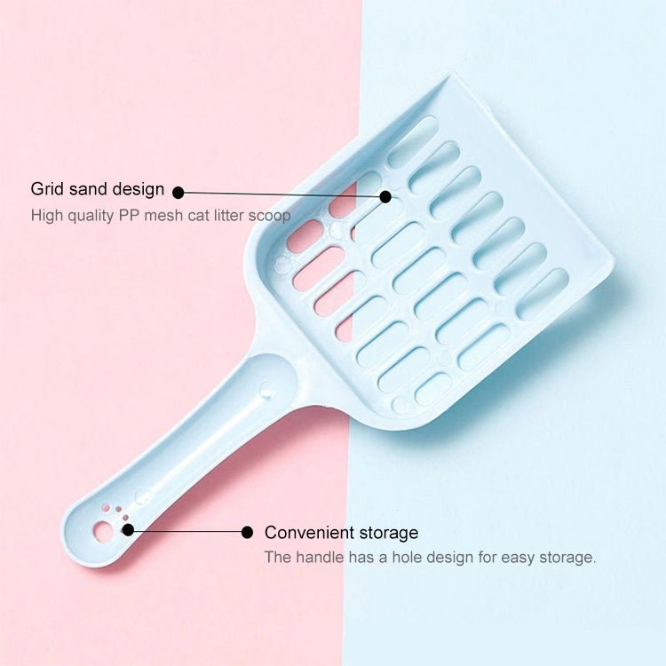 Small Size Cat Litter Shovel Hollow Tofu Cat Litter Cleaning Tool 19cm - Trustpick